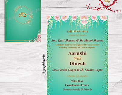 Wedding Invitation Card Design
