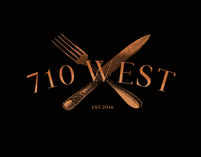 710 west restaurant logo