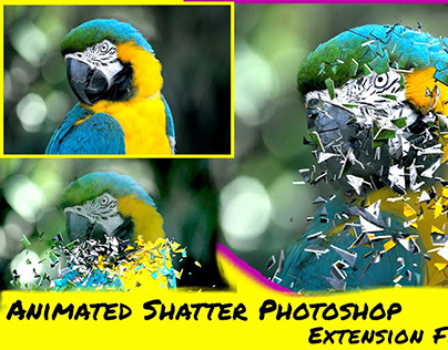 Animated Shatter Photoshop Extension Free Download