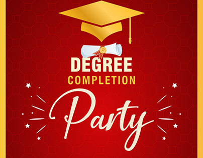 DEGREE COMPLETION PARTY INVITATION