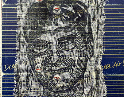 Anthony (Altered Book Page), 2016