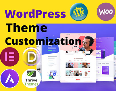 You will get a customized premium theme using Elementor