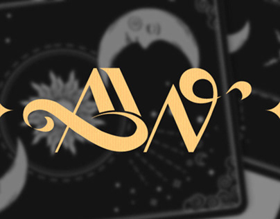 AW | monogram logo design & personal branding