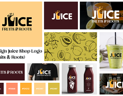 Design Juice Shop Logo (Fruits & Roots)