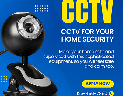 Modern CCTV Social Media Post Template