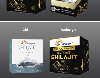 Shilajit Product Packaging Design