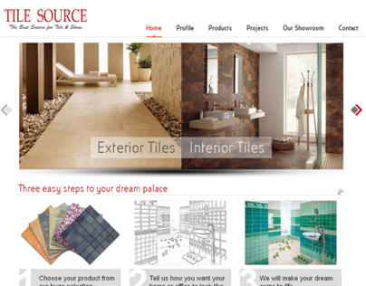 Tilesource cochin web site design