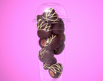 chocolate covered strawberries product motion designe