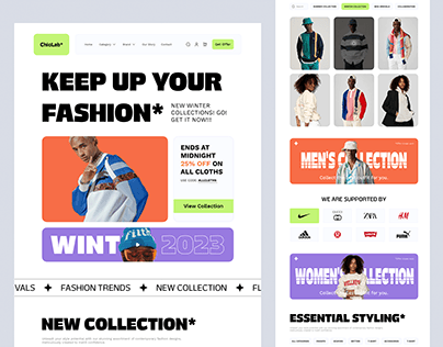 Project thumbnail - ChicLab | Fashion Landing Page Exploration