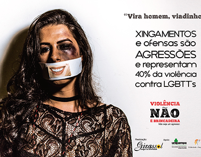 Campanha contra violência - Girassol