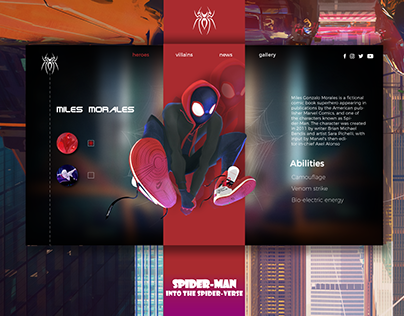 Spider Man Web design