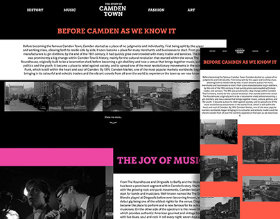 Camden Town - Web Design