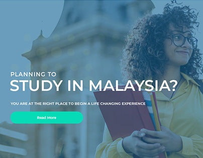 Study in Malaysia - Landing Page Concept