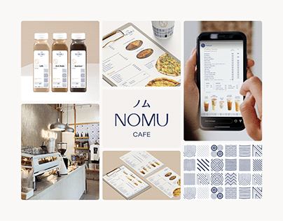 Bottle Label & Menu Design | Nomu Cafe