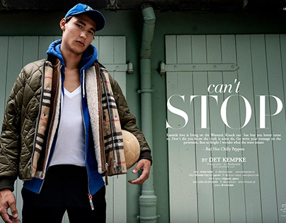 can't´ STOP Editorial for 7Huesmag Hommes