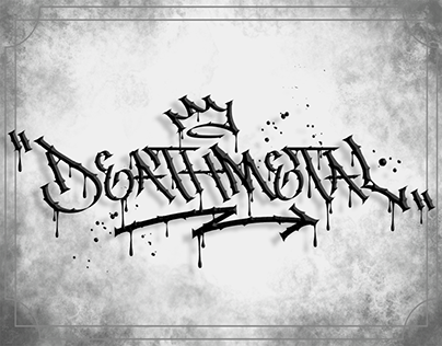 (FREE) DEATHMETAL - GRAFFITI METAL FONT VOL.1