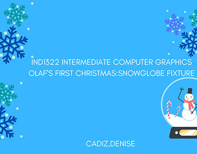 Olaf's First Christmas:Snowglobe design