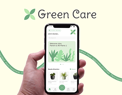 Project thumbnail - Green Care- Plant happiness, simplified.