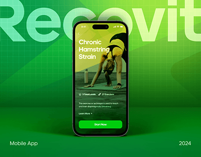 Recovit Mobile App UI/UX Design