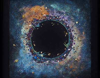 Cosmic Abyss 90 x 90 cm
