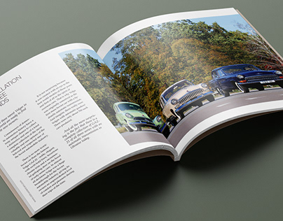 Layout design of Catalog for Soviet Classic Cars