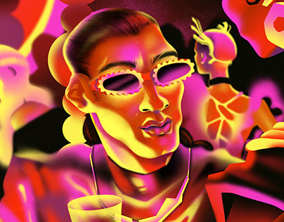 Project thumbnail - Neon Club for Adobe Photoshop