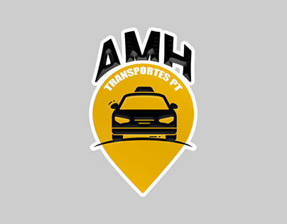 AMH Transportes Portugal Logo Design