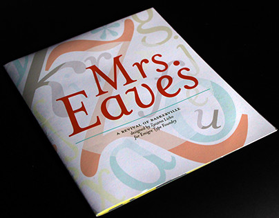 Mrs. Eaves - Type Specimen Booklet
