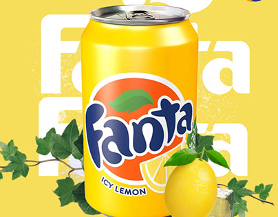 Fanta Icy Lemon Flavour AD