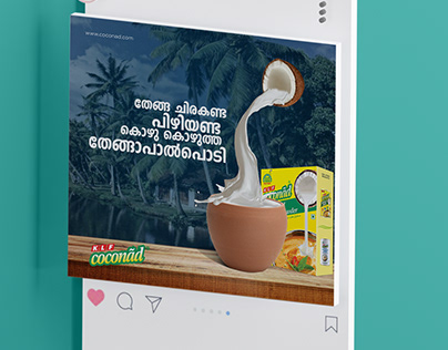 klf coconad coconut milk powder social media ad