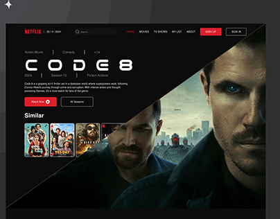 Netflix Website Clone/Redesign