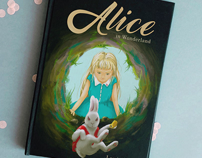 The book "Alice in Wonderland" Lewis Carrol