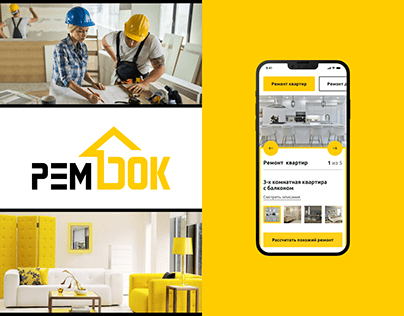 Website of a apartment renovation company / web design