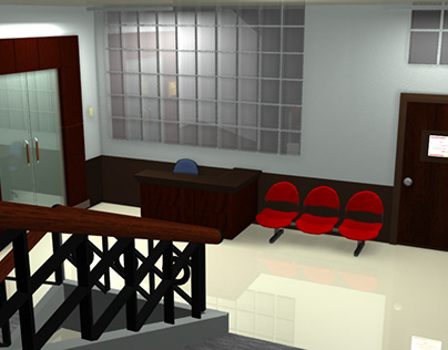My School President's Office Facade in 3D