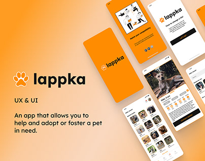 UX&UI Case study - Lappka Pet Adoption App