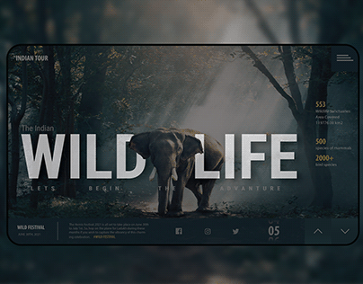 Wildlife Website UI/UX