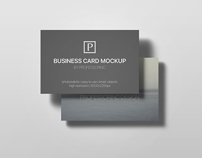 85x55 business card mock-up vol. 2