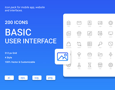 Basic UI Icon Set