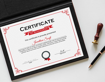 Unique Certificate Design