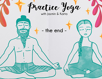 Yoga Illustrations for Yoga Bliss Academy Scweiz