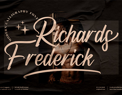 Richards Frederick - Modern Calligraphy Font