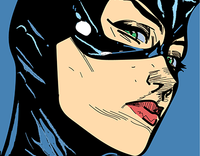 Catwoman. Illustration