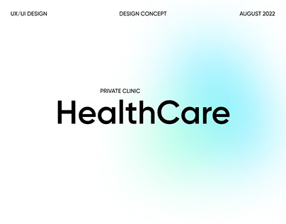 LANDING PAGE | Private clinic | Design concept