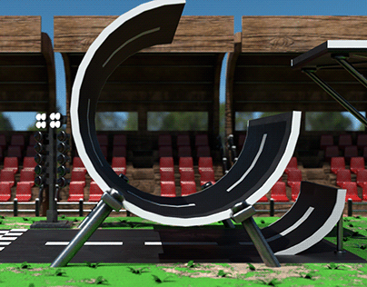 3D Animatie Frikandel Racebaan
