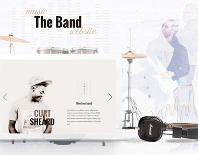 The Band - Free PSD Template for music related websites