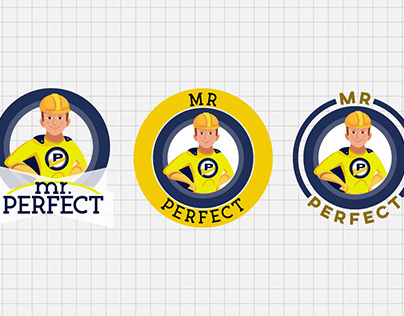 Mr. Perfect - Logo & App UI Design