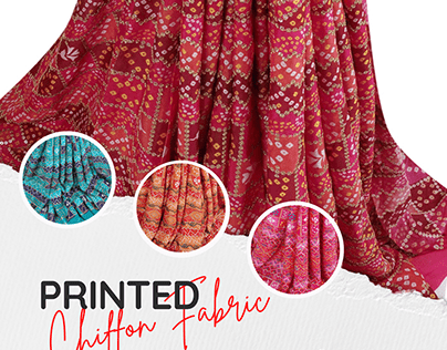 Printed Chiffon Fabric