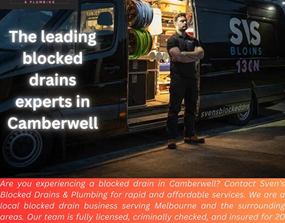 the leading blocked drains experts in camberwell