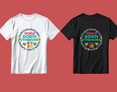 World Down Syndrome Day March 21-Custom T-shirt Design