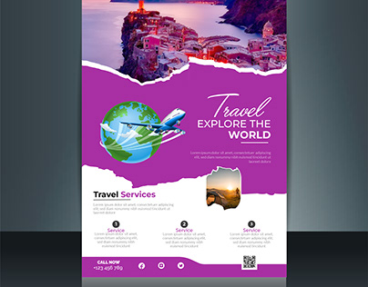 travel flyer for travel agency